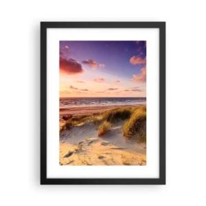 Plakat i sort ramme - Luften dufter allerede af sommer - 30x40 cm