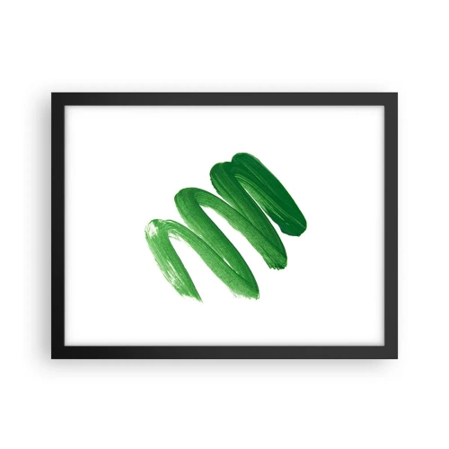 Plakat i sort ramme - En grøn vittighed - 40x30 cm