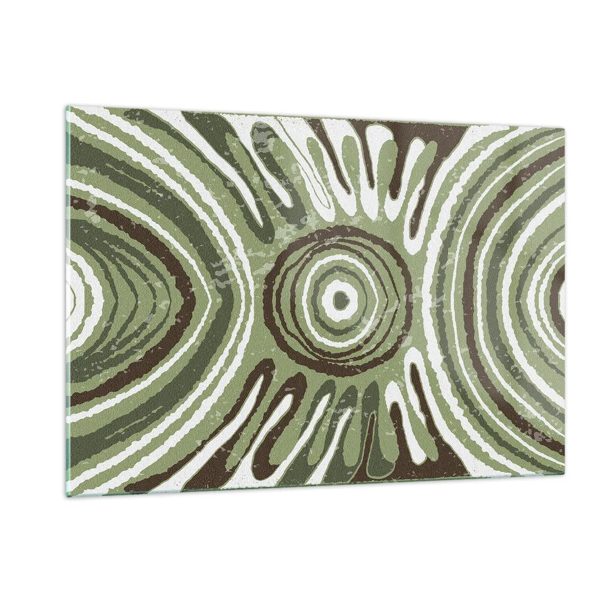 Billede på glas - Eksplosion af følelser - 120x80 cm