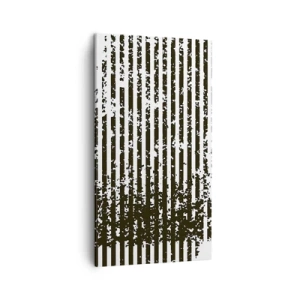 Lærredstryk - Billede på lærred - Rytme og støj - 45x80 cm