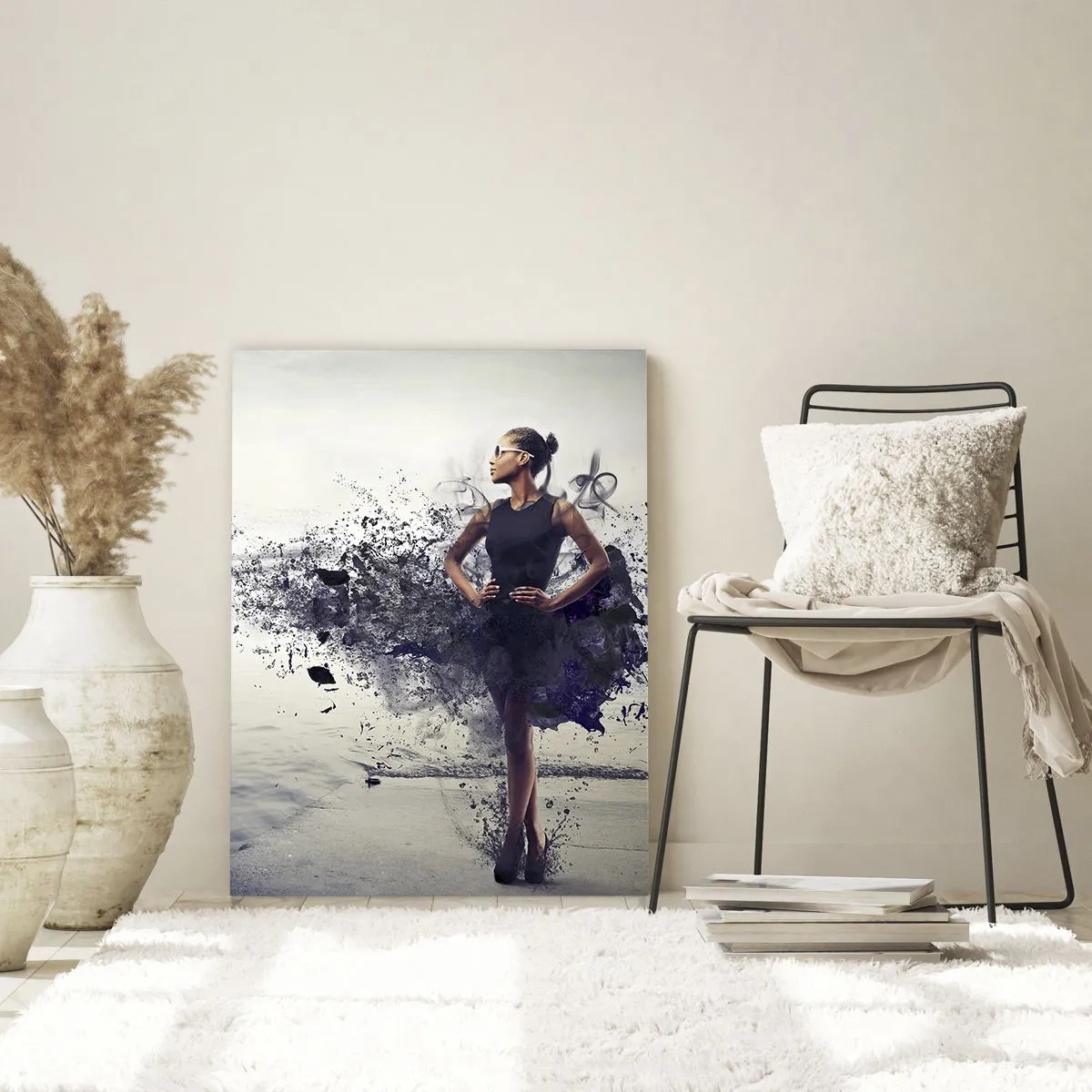 Billede på glas - Afrikansk Venus - 50x70 cm