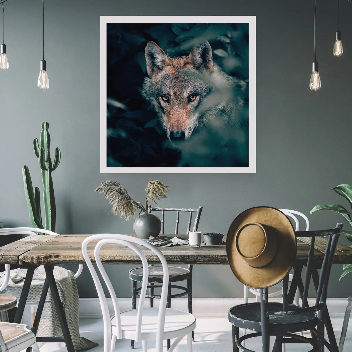 Plakat - Jæger - 30x30 cm