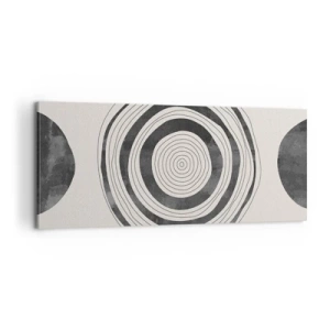 Lærredstryk - Billede på lærred - Det vigtige er det, der er imellem - 100x40 cm