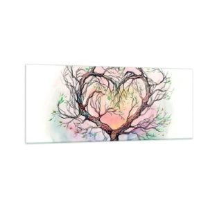 Billede på glas - Sammen mod stormene - 100x40 cm