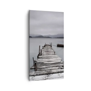 Lærredstryk - Billede på lærred - Du kan tage af sted i morgen - 55x100 cm