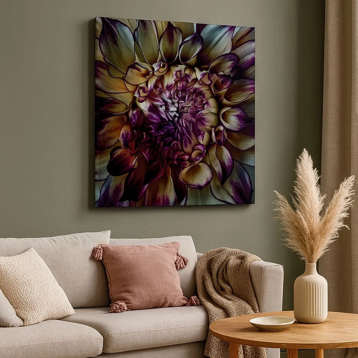 Lærredstryk - Billede på lærred - Ungdommens blomstring - 30x30 cm