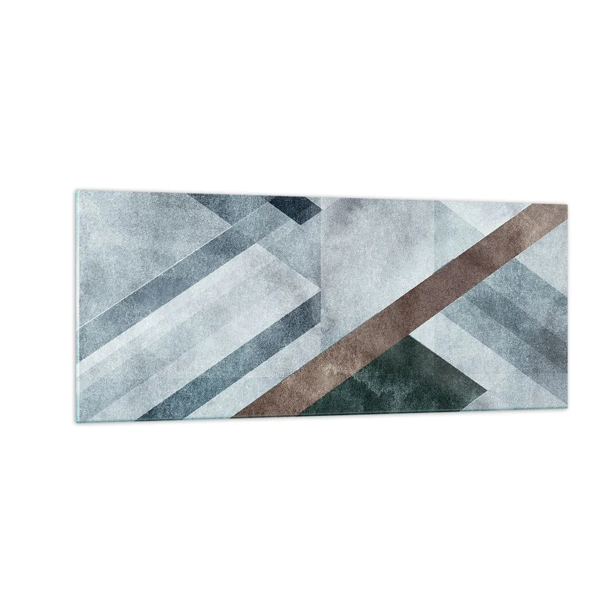 Billede på glas - Sofistikeret elegance i geometri - 100x40 cm
