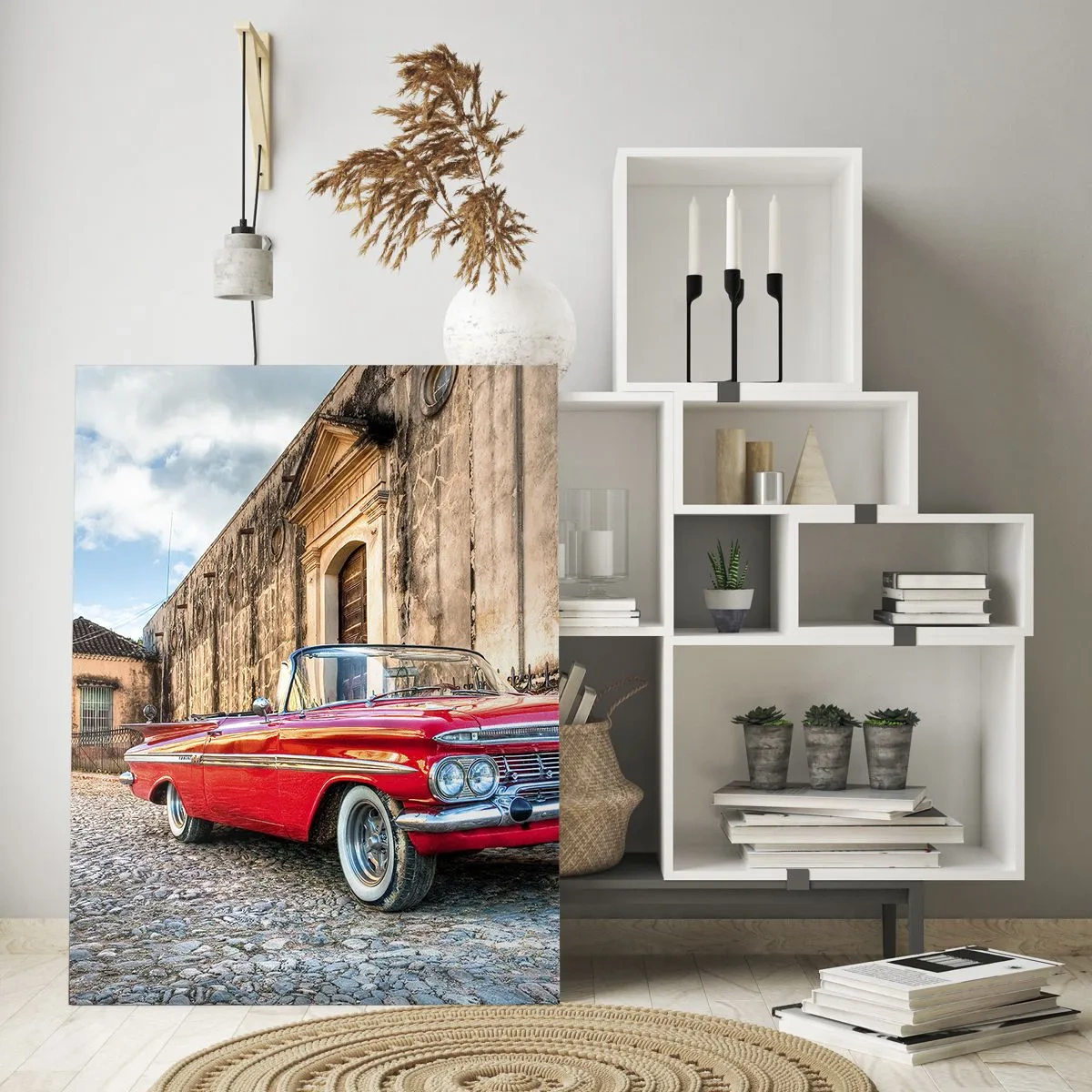 Billede på glas - Cubanske følelser - 70x100 cm