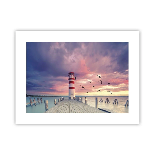 Plakat - Det er tid til havnen - 40x30 cm