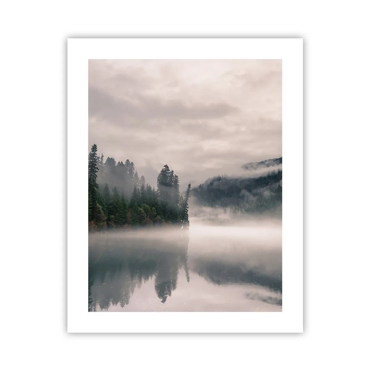 Plakat - I drømmen, i tågen - 40x50 cm
