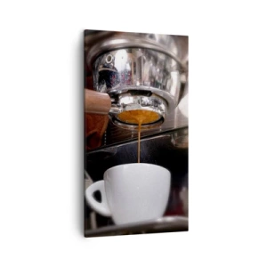 Lærredstryk - Billede på lærred - Et godt øjeblik på dagen - 45x80 cm