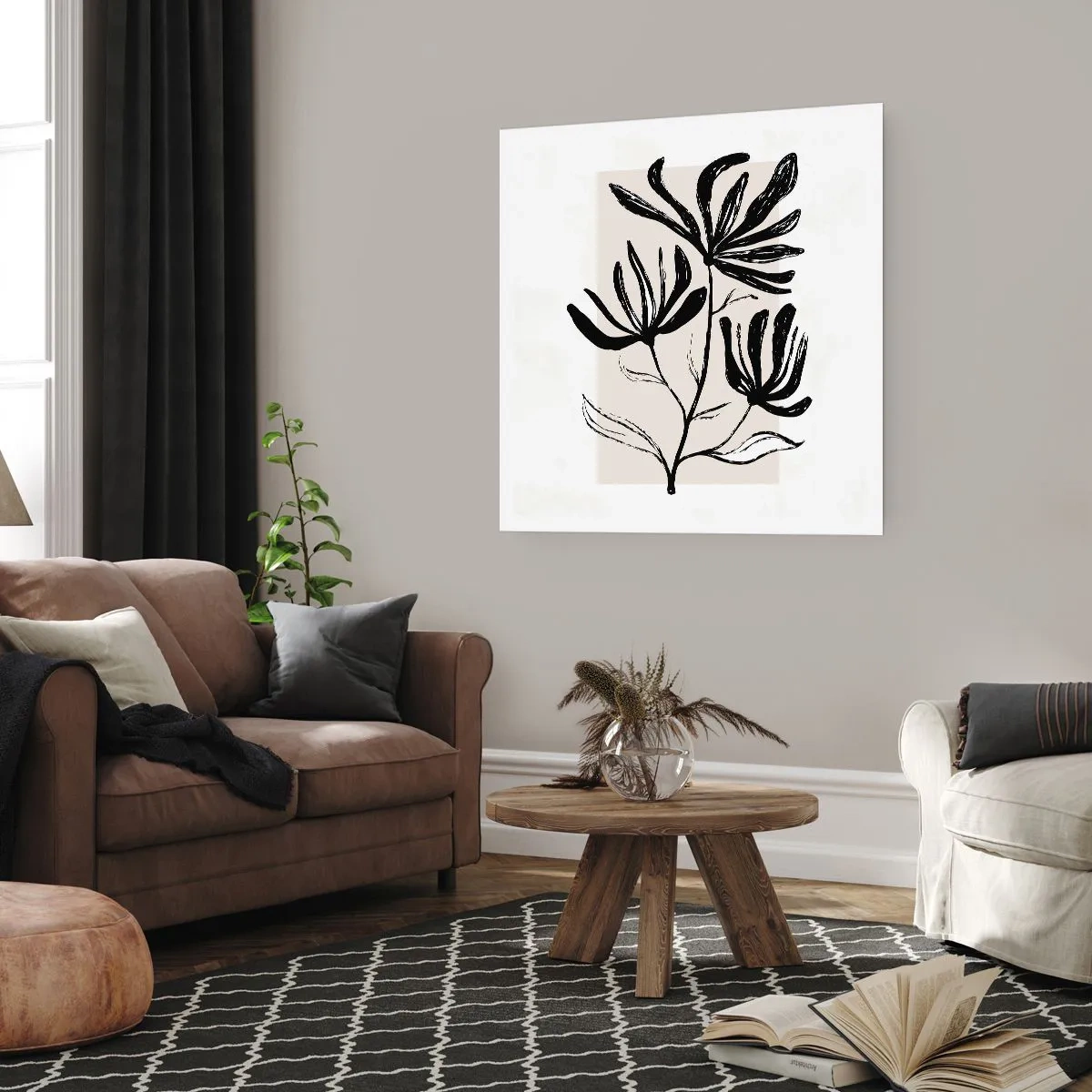 Plakat - Skitse til et herbarium - 50x50 cm