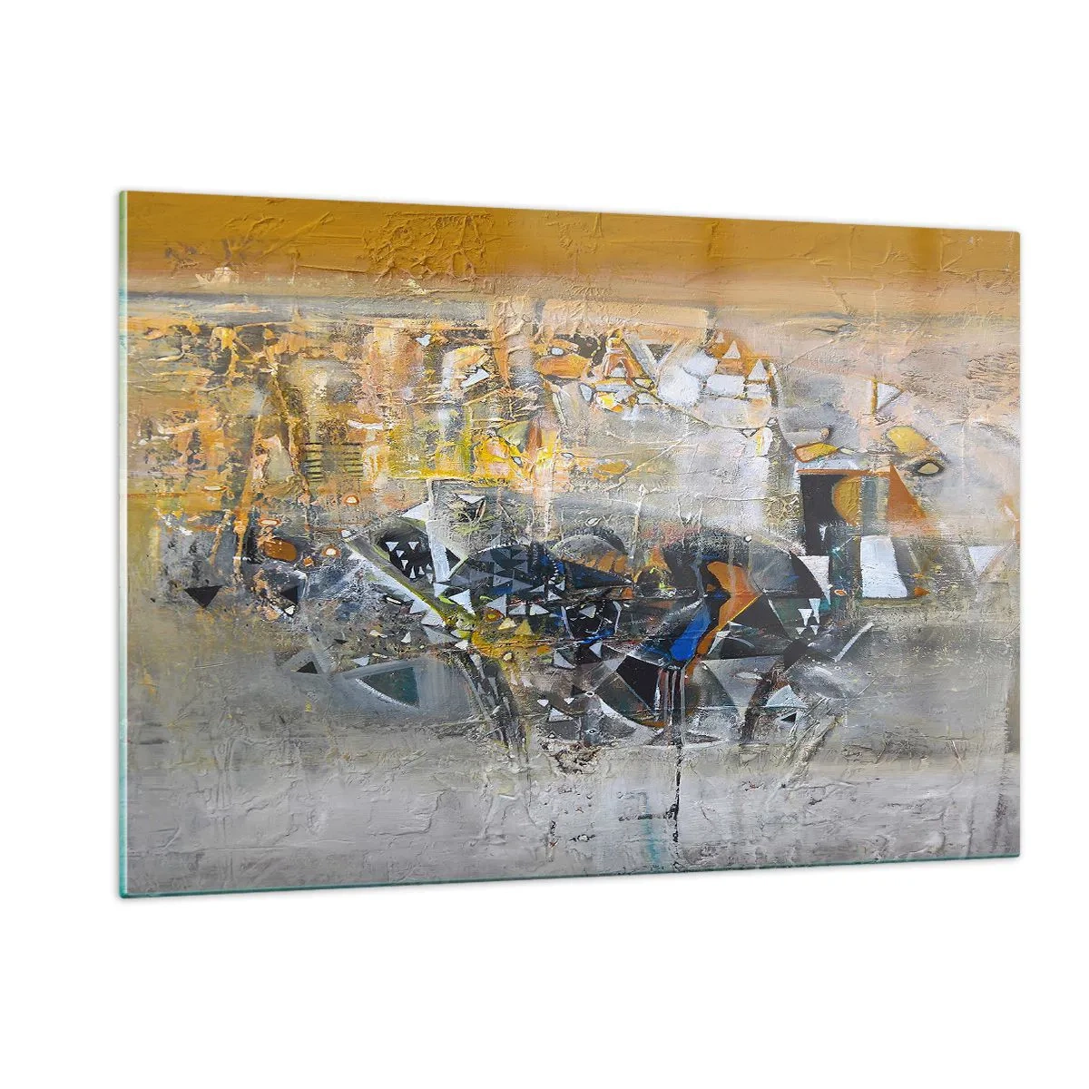 Billede på glas - Alt vil falde på plads - 120x80 cm