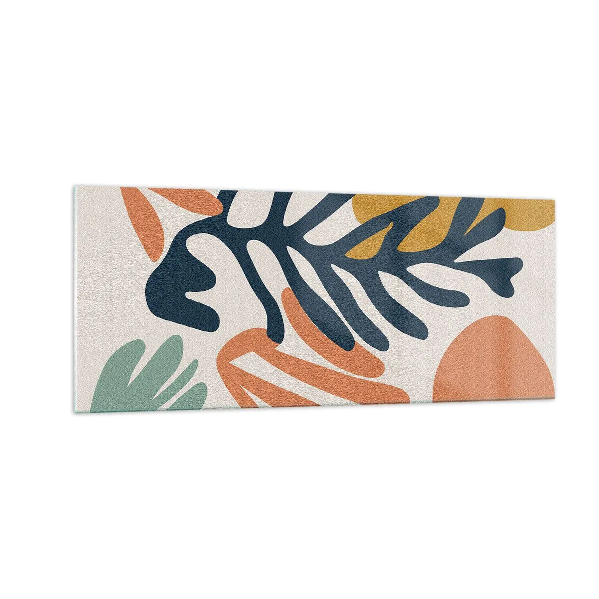 Billede på glas - Koralhav - 100x40 cm