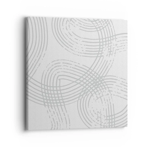 Lærredstryk - Billede på lærred - Der er ingen lige vej - 40x40 cm