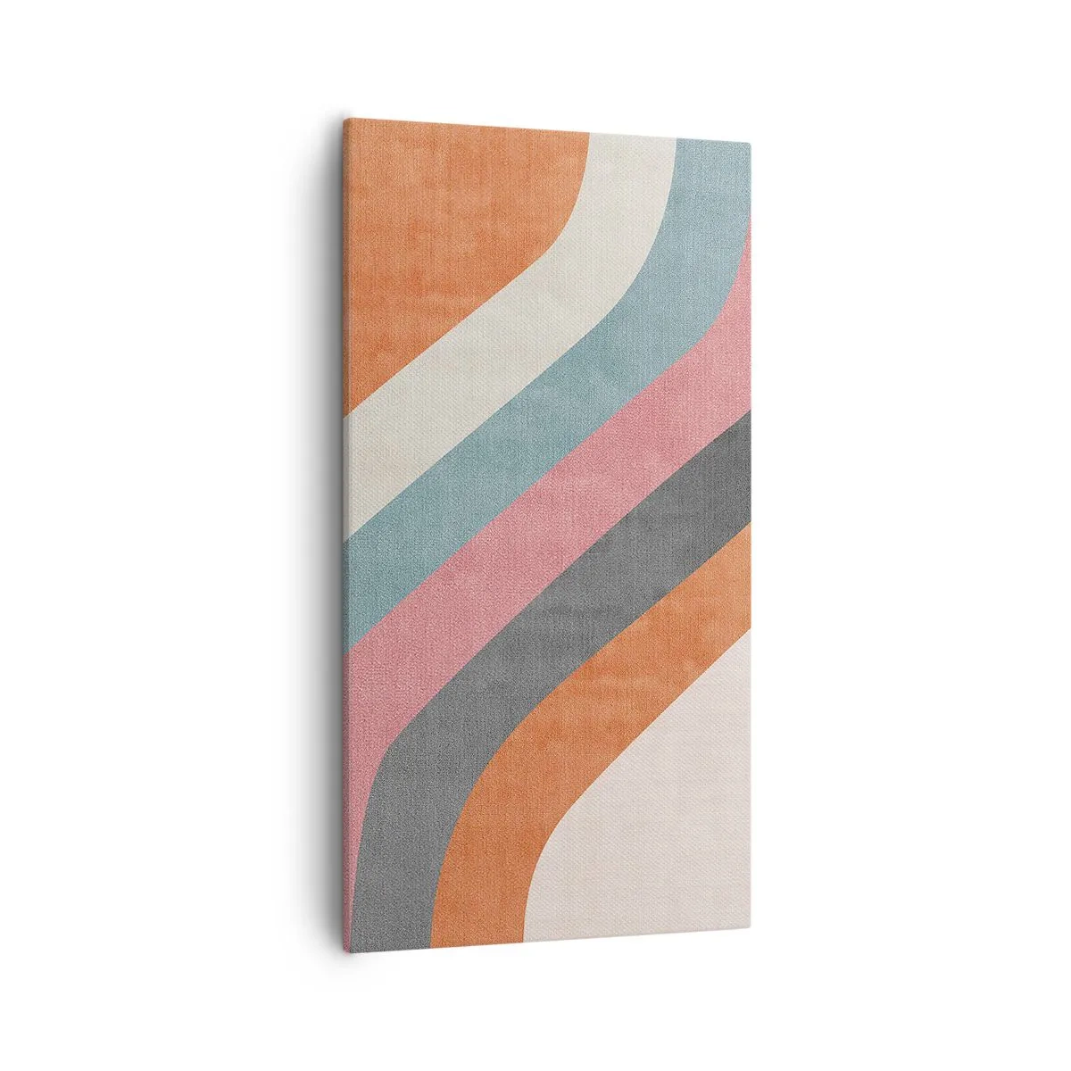 Lærredstryk - Billede på lærred - Diagonal komposition - bevægelse - 55x100 cm