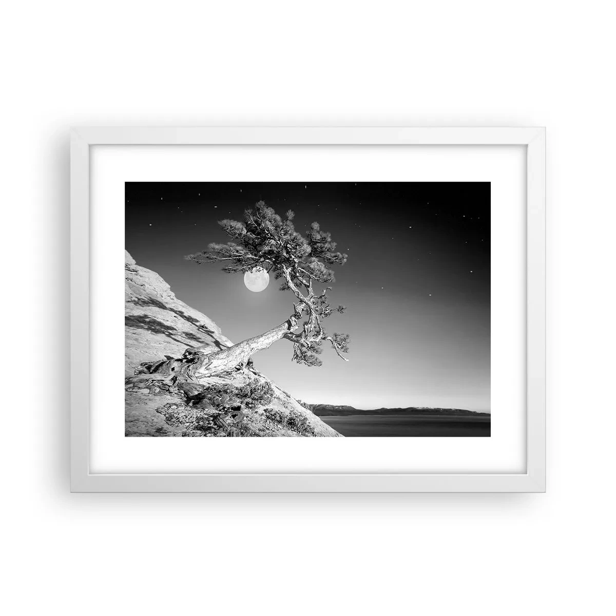 Plakat i hvid ramme - Den sejrrige kriger - 40x30 cm