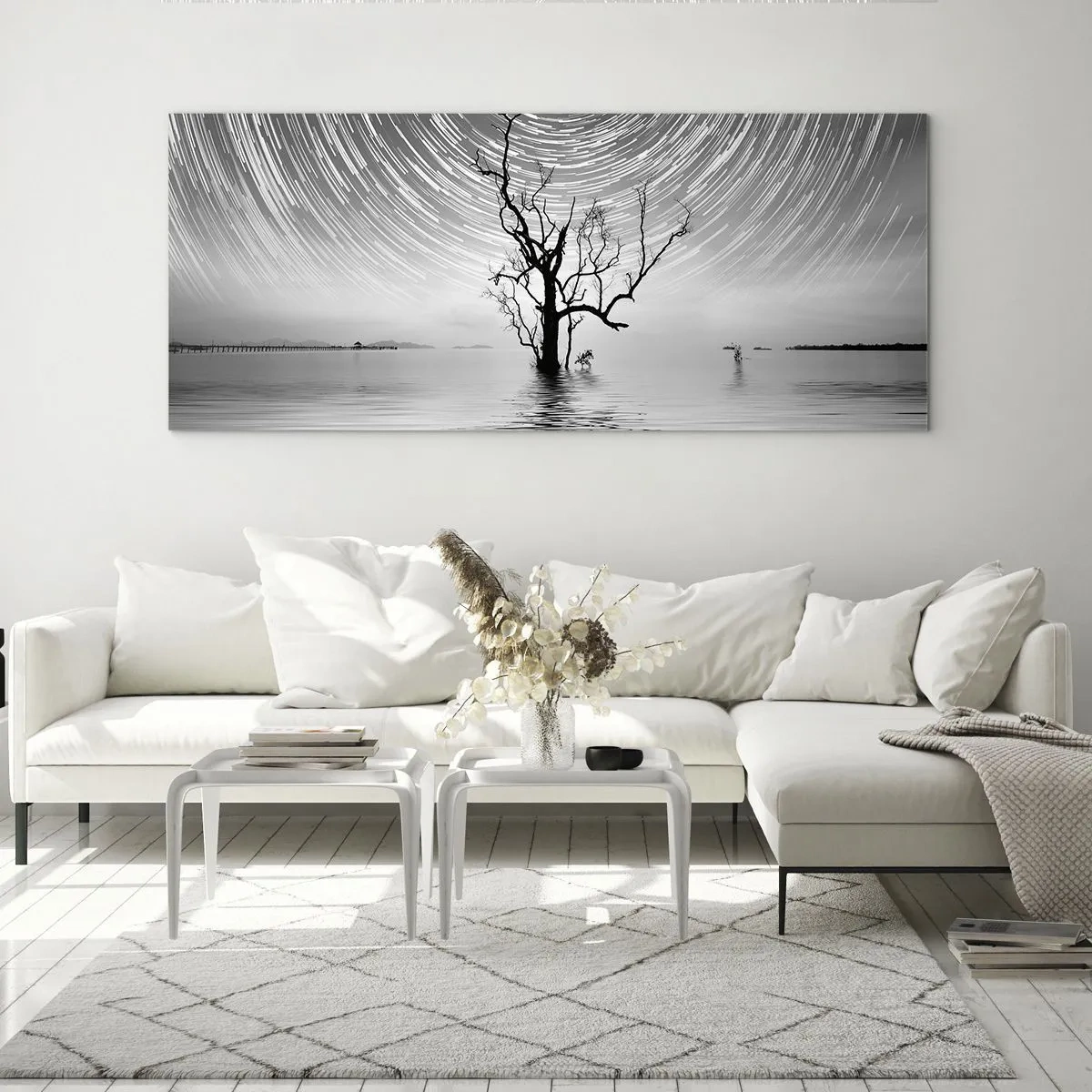 Billede på glas - En natursymfoni - 120x50 cm