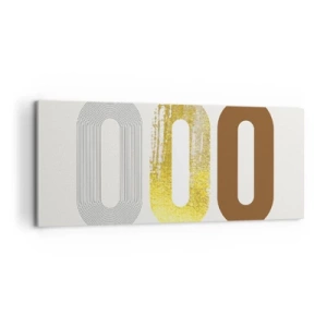 Lærredstryk - Billede på lærred - Åhhh! - 100x40 cm