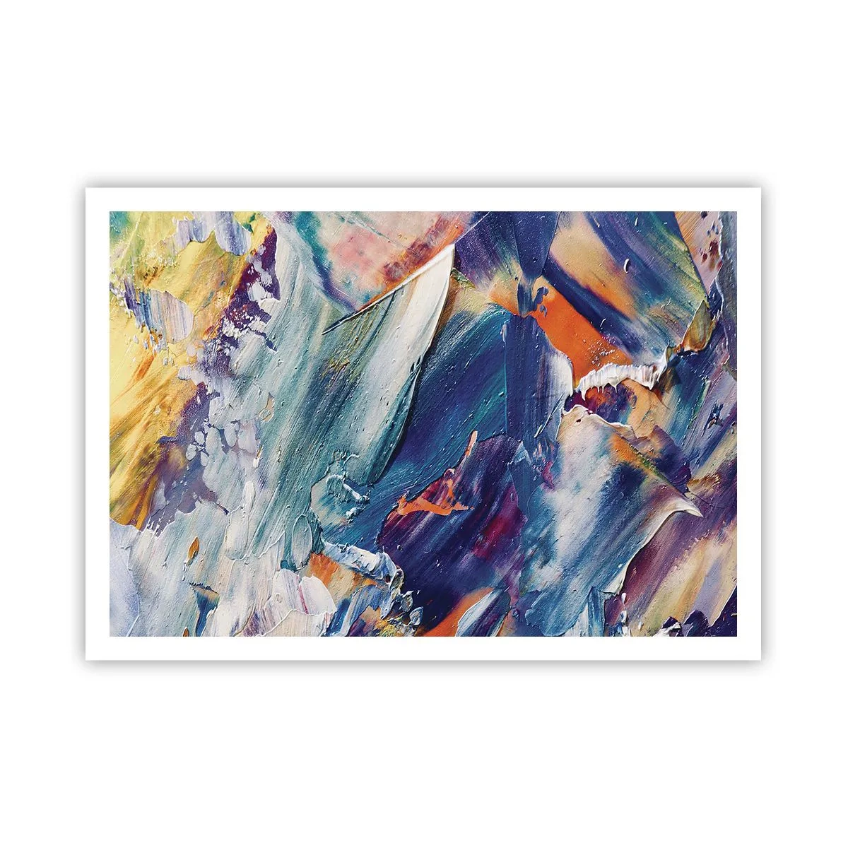 Plakat - Forvirring af farver - 100x70 cm