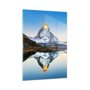 Billede på glas - To verdener - 50x70 cm