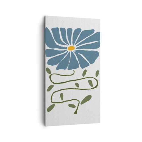 Lærredstryk - Billede på lærred - Fra kvist til blomst - 45x80 cm