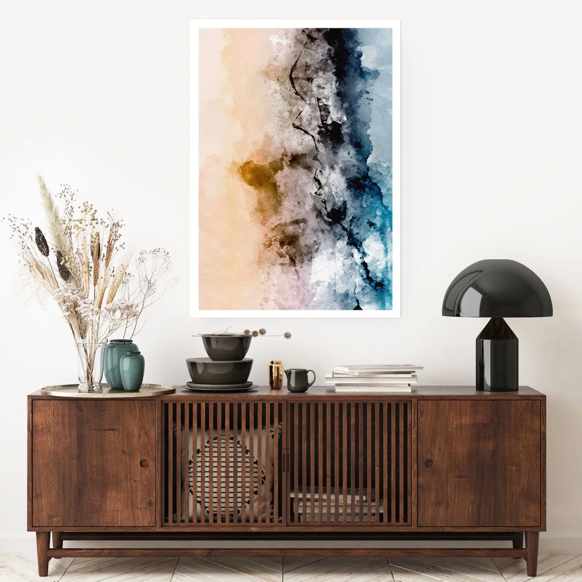 Plakat - Sænket i en tågesvirvel - 70x100 cm