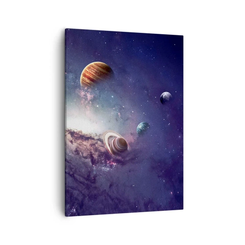 Lærredstryk - Billede på lærred - Systemet med soldans - 50x70 cm