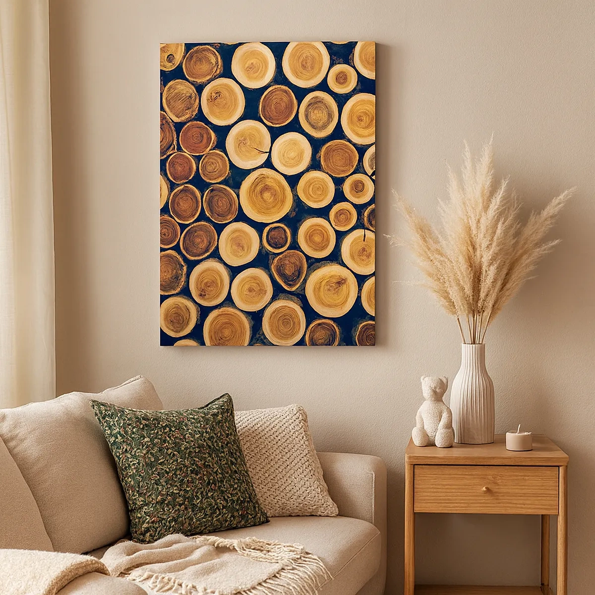 Lærredstryk - Billede på lærred - Hvor gammel ser jeg ud? - 50x70 cm