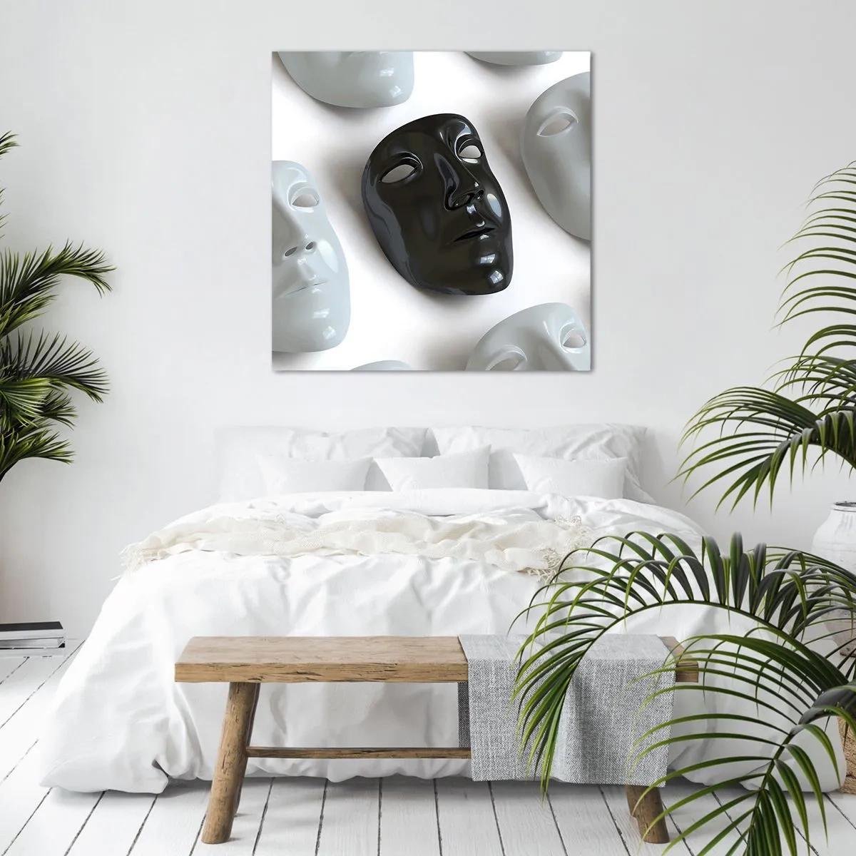 Lærredstryk - Billede på lærred - Hvordan skiller man sig ud? - 40x40 cm