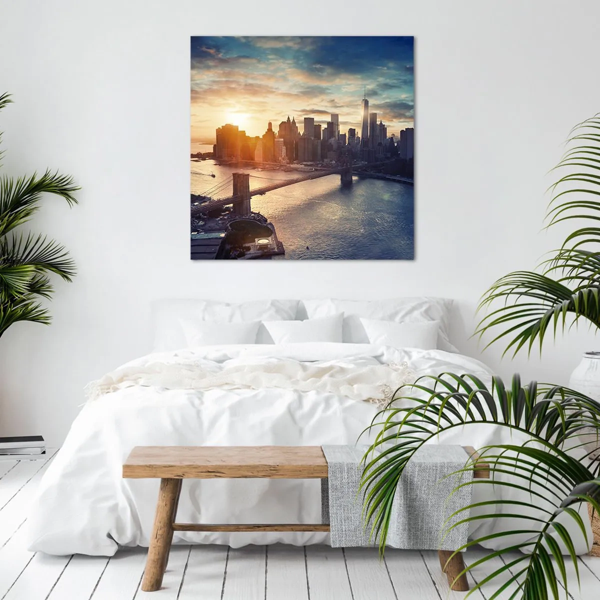 Lærredstryk - Billede på lærred - Et monument til vestlig kultur - 70x70 cm