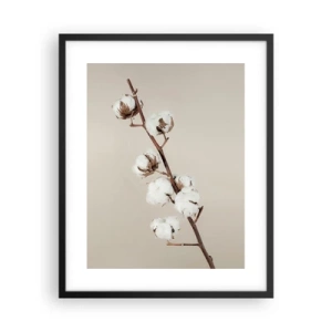 Plakat i sort ramme - Ved kilden til blødhed - 40x50 cm