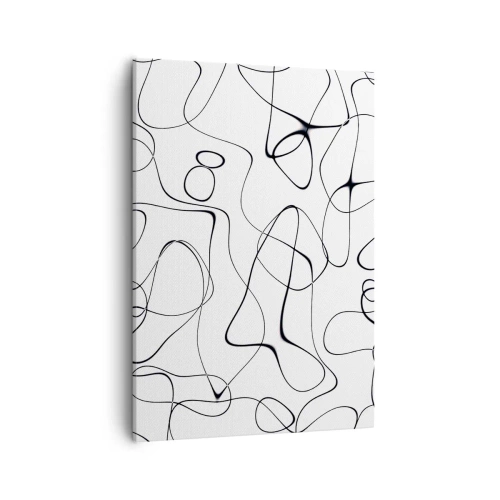 Lærredstryk - Billede på lærred - Livets veje, skæbnens omskiftelser - 50x70 cm