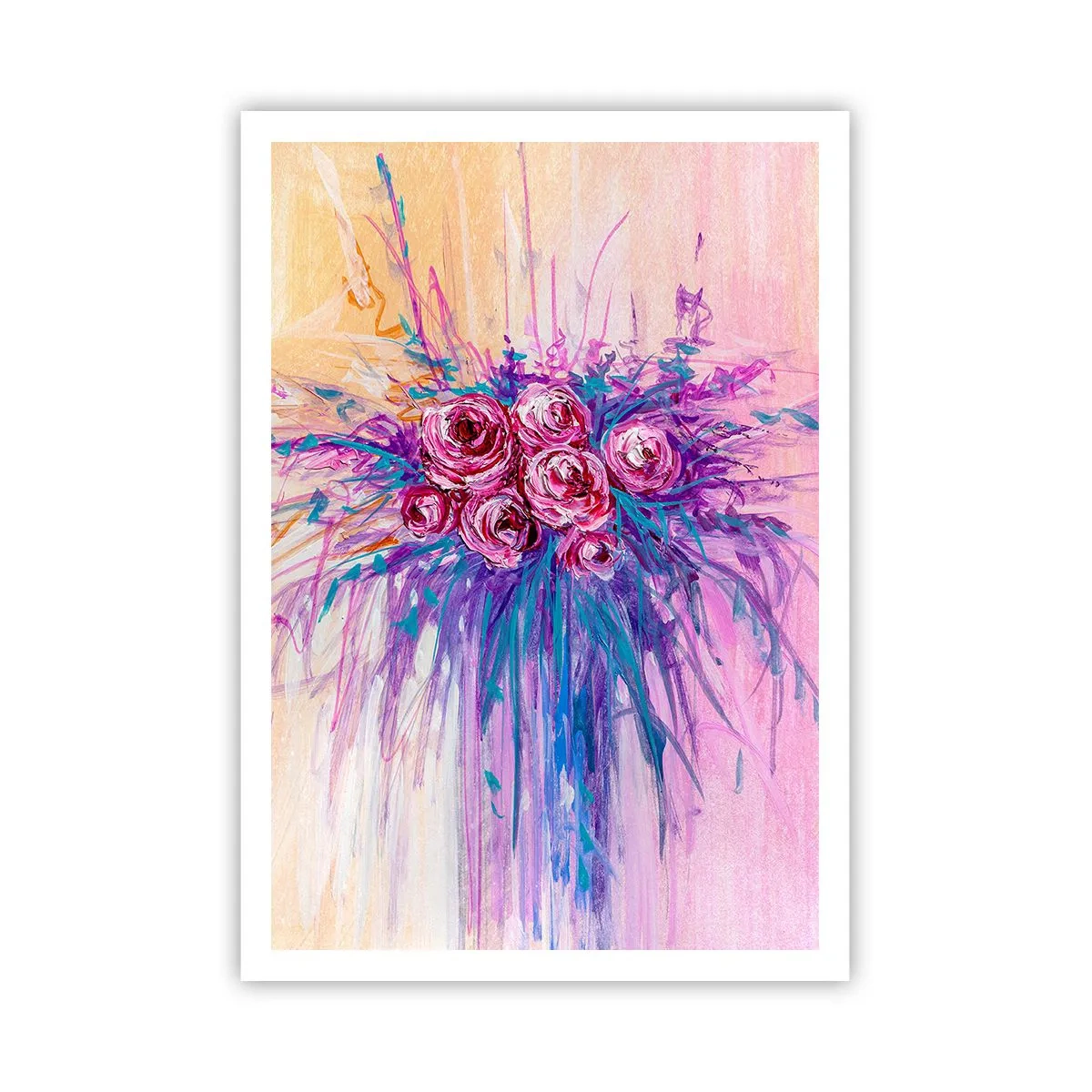 Plakat - Rose springvand - 70x100 cm