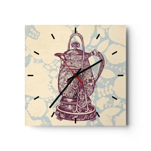 Vægur, Uret - Skønheden i hverdagslivet - 40x40 cm