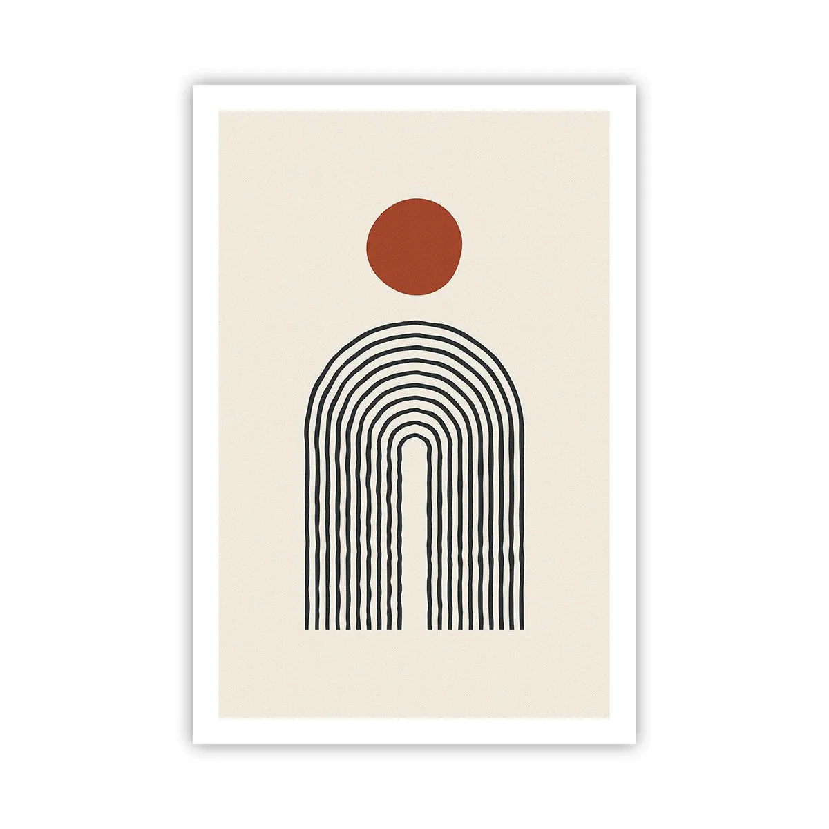 Plakat - Magnetisme af former og farver - 61x91 cm