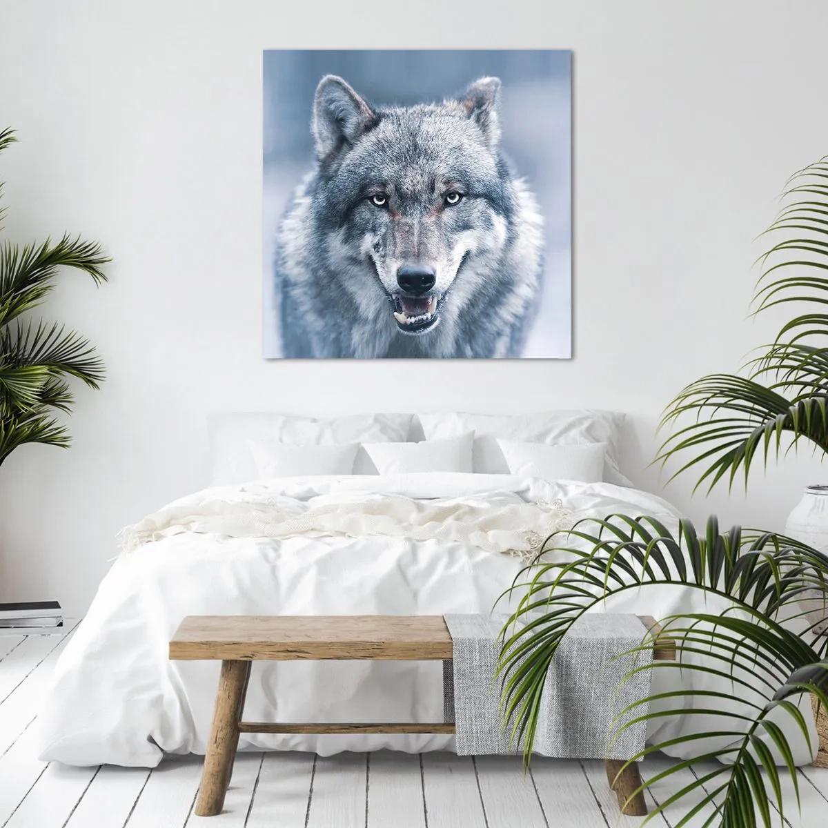 Lærredstryk - Billede på lærred - Vil du tage udfordringen op? - 70x70 cm