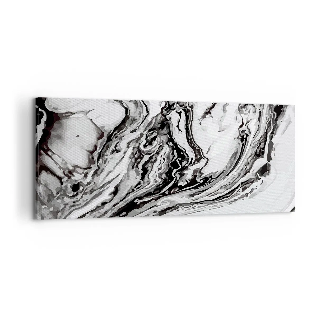 Lærredstryk - Billede på lærred - I begyndelsen var det kaos - 120x50 cm