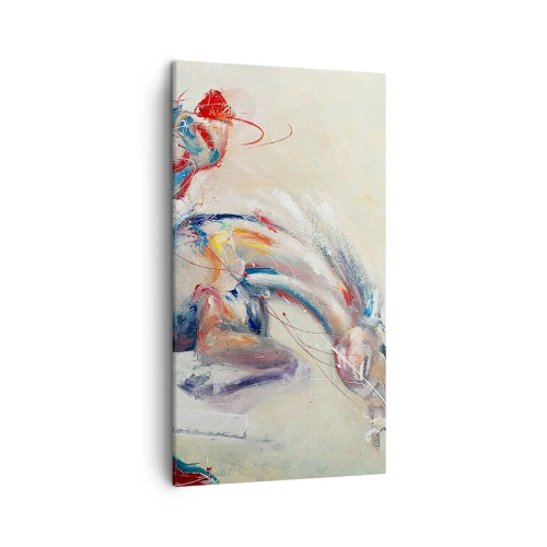 Lærredstryk - Billede på lærred - Hold fast, lad os flyve - 45x80 cm
