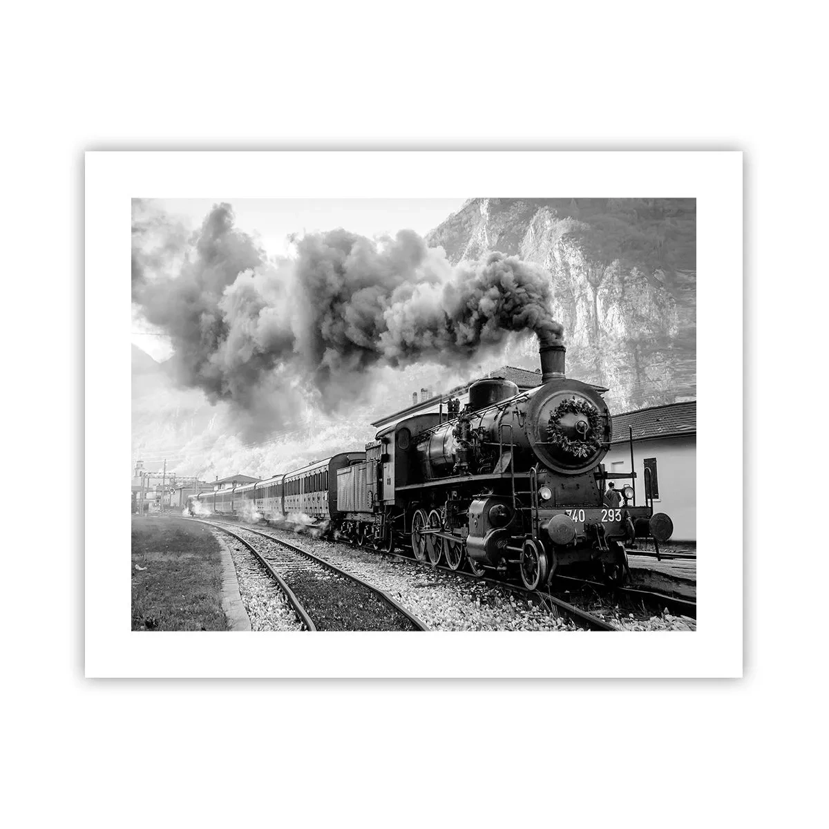 Plakat - Står på stationen... - 50x40 cm