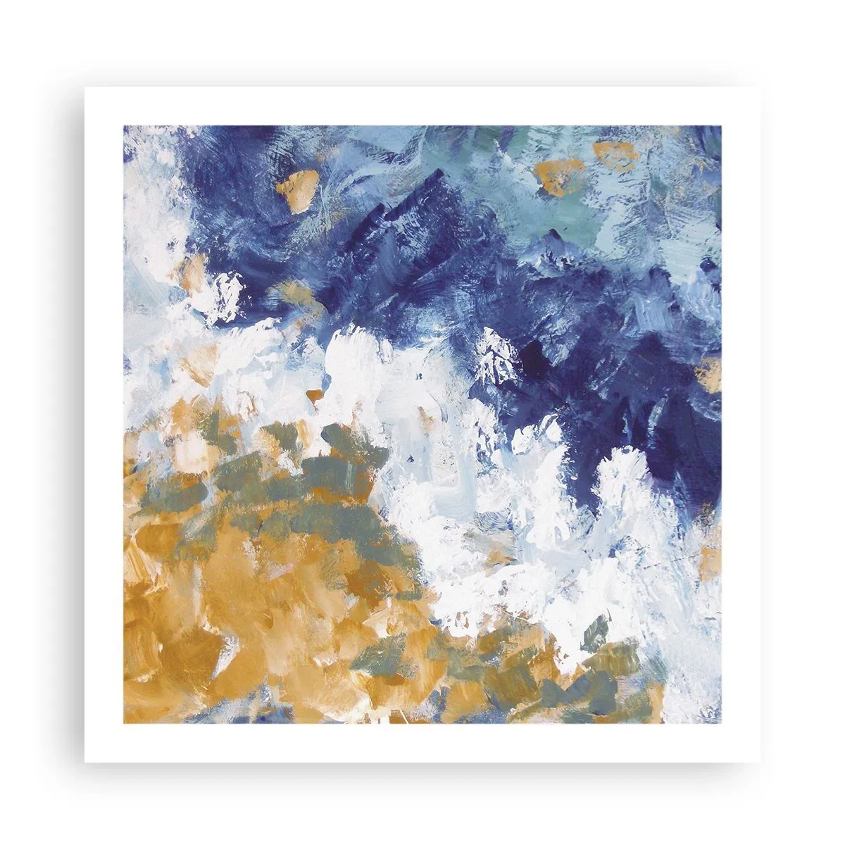 Plakat - Elementernes dans - 60x60 cm
