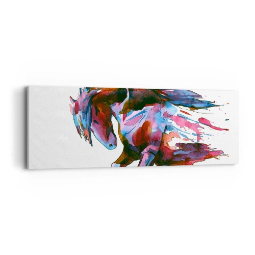 Lærredstryk - Billede på lærred - I henrykkelse - 90x30 cm