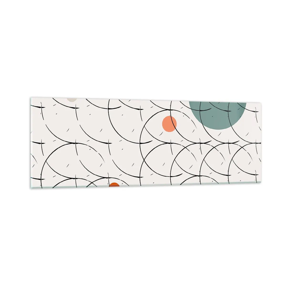 Billede på glas - I popkunstens ånd - 90x30 cm