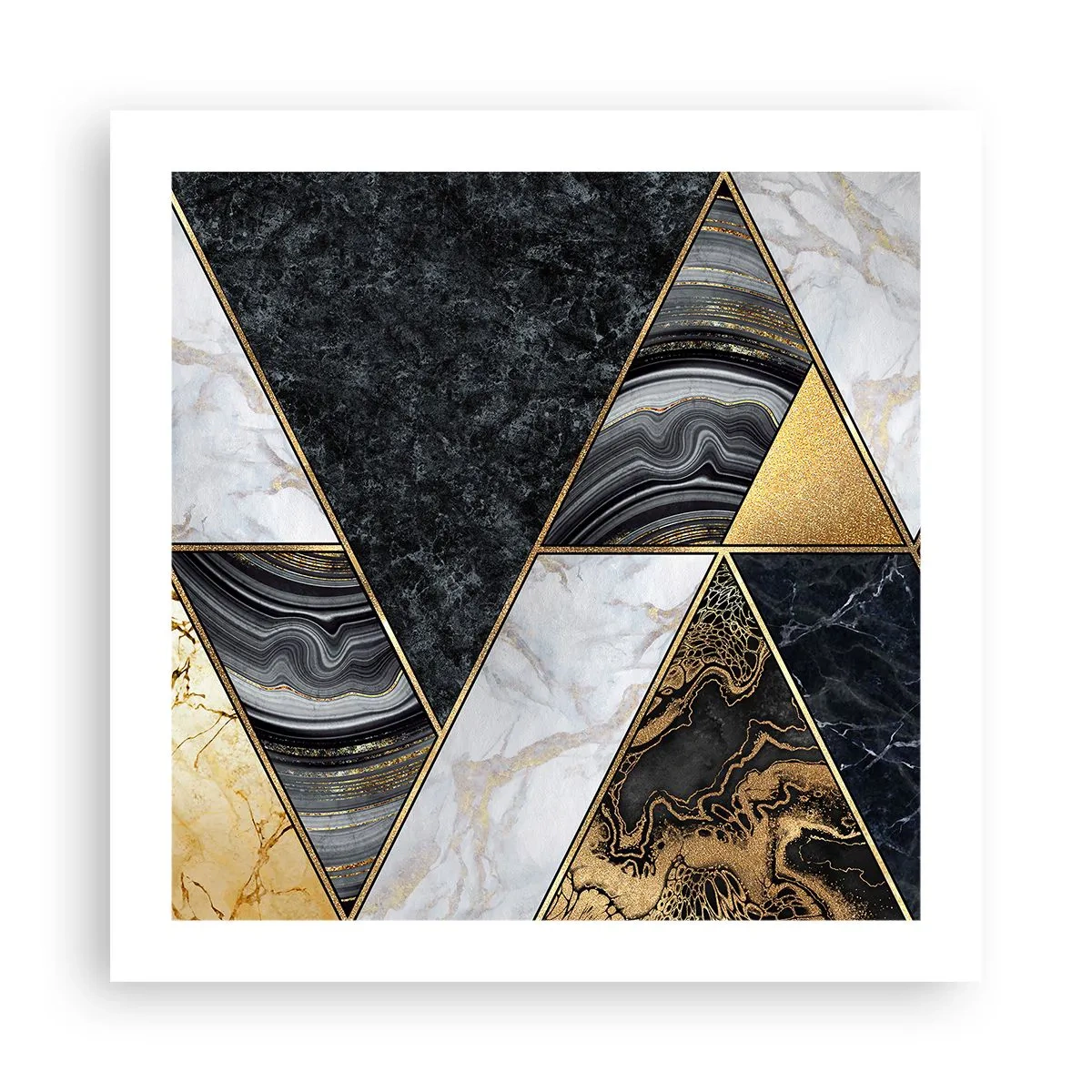 Plakat - Sten for sten - 50x50 cm