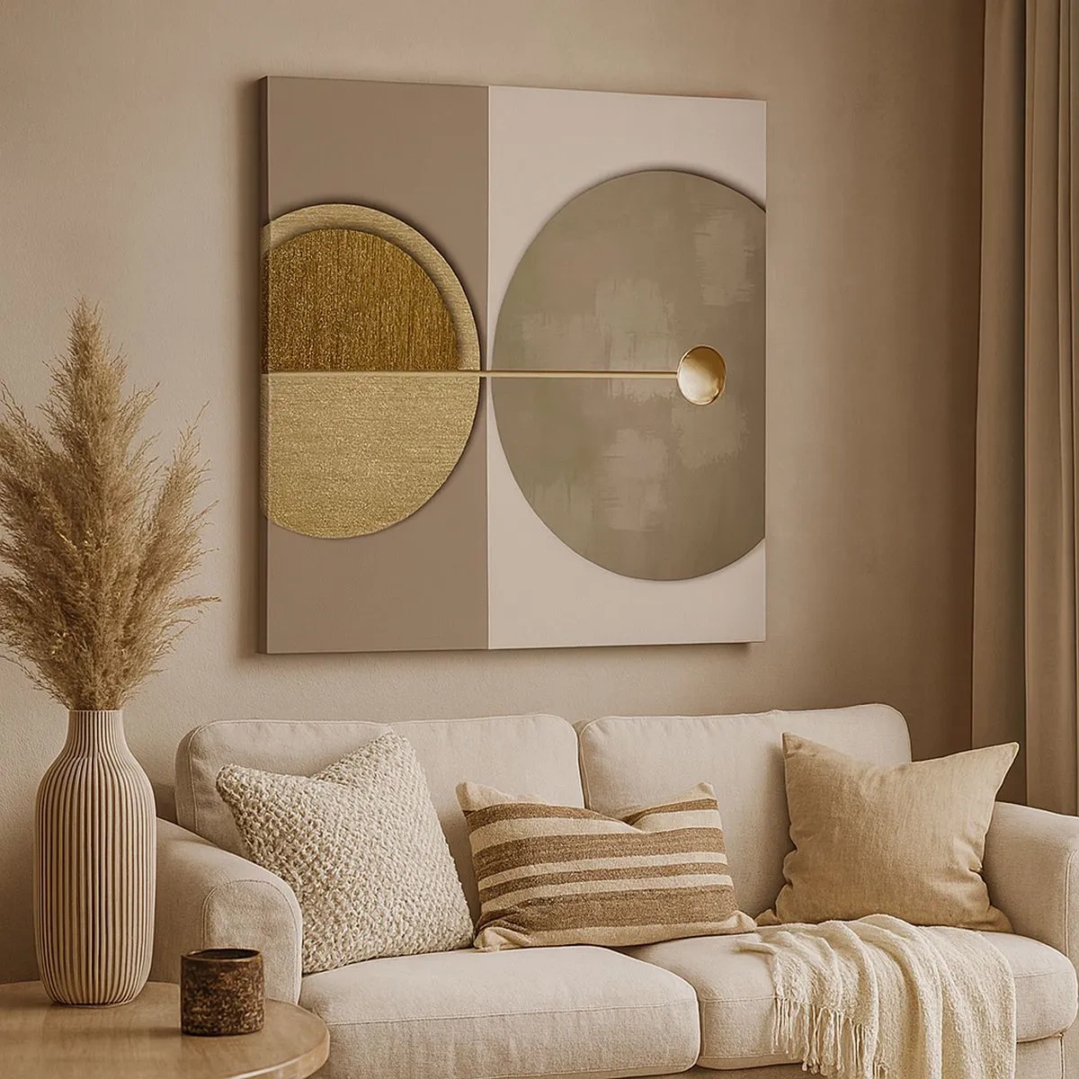 Lærredstryk - Billede på lærred - Perfekt balance - 30x30 cm