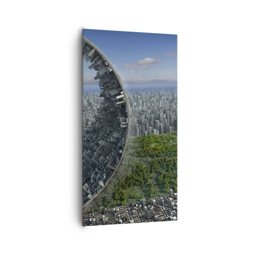 Lærredstryk - Billede på lærred - Naturen er evig - 65x120 cm