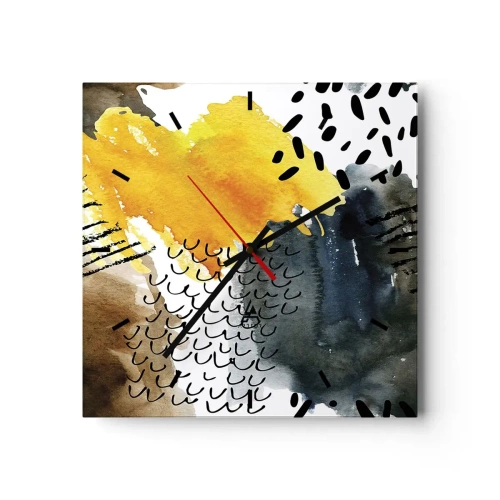 Vægur, Uret - Et møde mellem elementerne - 30x30 cm
