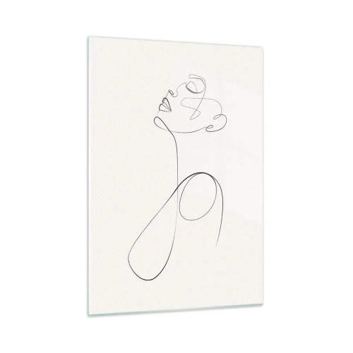 Billede på glas - Sløjfet i drømme - 50x70 cm