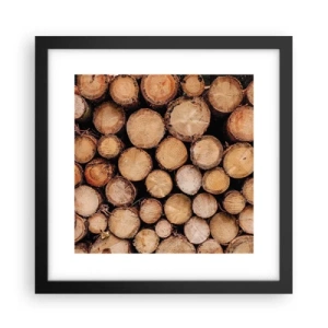 Plakat i sort ramme - En ny begyndelse - 30x30 cm