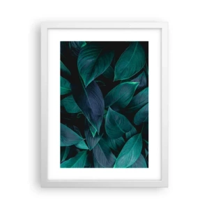 Plakat i hvid ramme - Grønt i sig selv - 30x40 cm